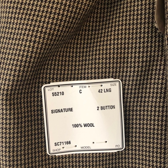 Jos A Bank Signature Sport Coat size 42 Lg - Picture 8 of 8